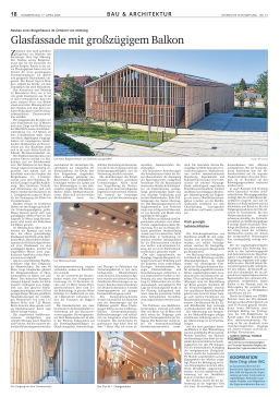 17/04/2025 / Neubau eines Bürgerhauses im Ortskern von Münsing / Ulrich Scholz, Thomas Fitzenreiter 