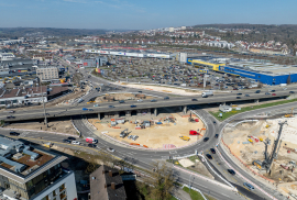 B10 Ulm: Im Partnering-Modell mit einem Generalplaner-Team bestehend aus der BuP. Boll Beraten und Planen Ingenieurgesellschaft mbH&Co.KG, der Dipl.-Ing. Bernd Gebauer Ingenieur GmbH, sowie der KB. Foto: KB