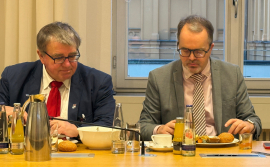 Harry Scheuenstuhl und Markus Rinderspacher