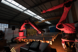 Rundgang durch das Technologietransferzentrum Aichach der TH Augsburg. Foto: Matthias Leo / THA