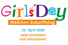 Girls’Day - Mädchen-Zukunftstag: Dein Tag, dein Weg! - 23.04.2026 - Jetzt Ihr Büro anmelden!