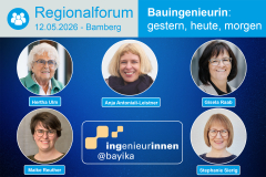 Bauingenieurin: Gestern, heute, morgen - 12.05.2026 - Bamberg - Kostenfrei!
