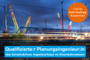Info-Vortrag: Lehrgang Planungsingenieur:in im Eisenbahnwesen - 28.10.2025 - Online- Kostenfrei! 