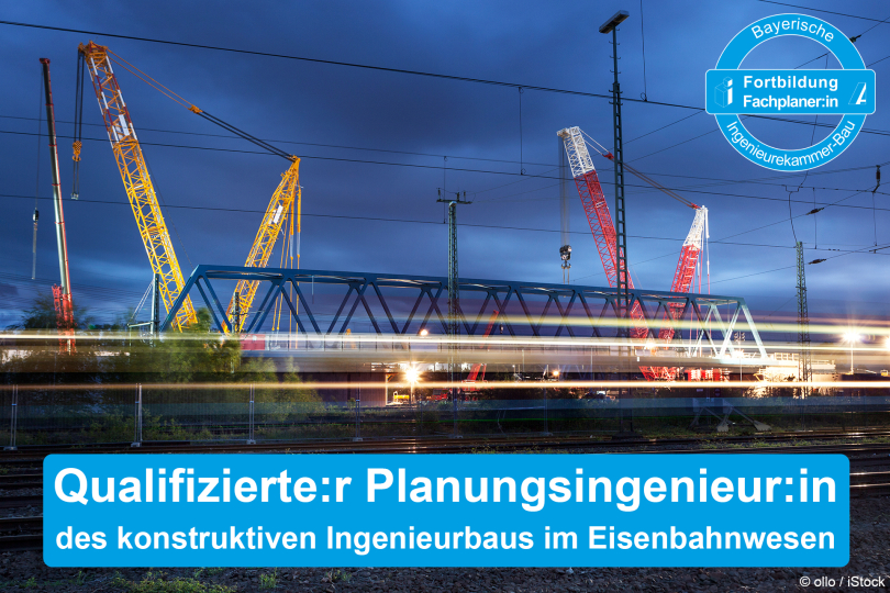 Qualifizierte:r Planungsingenieur:in des konstruktiven Ingenieurbaus im Eisenbahnwesen