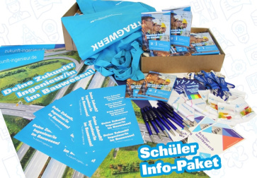 Paket mit Info- und Werbematerial