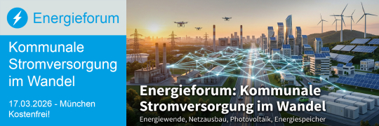 Energieforum: Kommunale Stromversorgung im Wandel - 17.03.2026 - München - Kostenfrei!